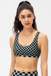 Checkered Sports Bra - Shah S. Sahota